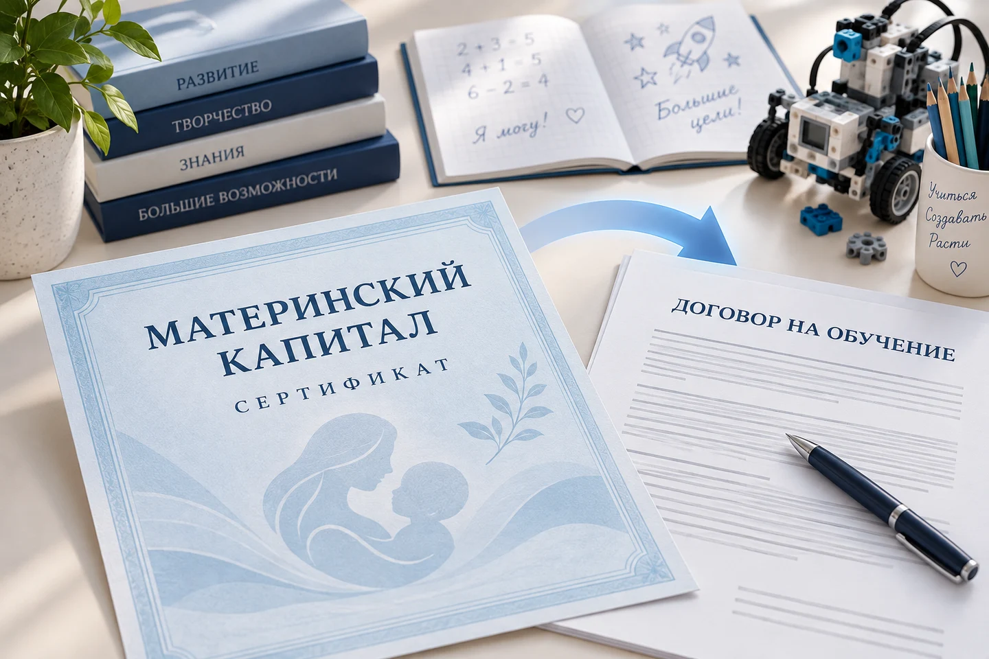 Согласование договора и оплаты дополнительного образования ребёнка